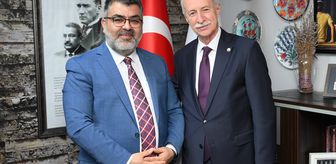 TÜ Rektörü Hatipler, AA Edirne Bölge Müdürlüğünü ziyaret etti