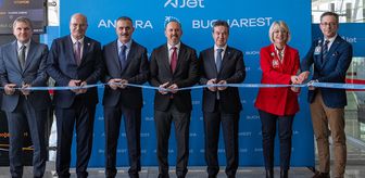AJet'in Ankara-Bükreş hattındaki ilk uçuşu yapıldı