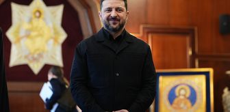 Ukrayna Devlet Başkanı Zelenskiy, Fener Rum Patrikhanesi'ni ziyaret etti