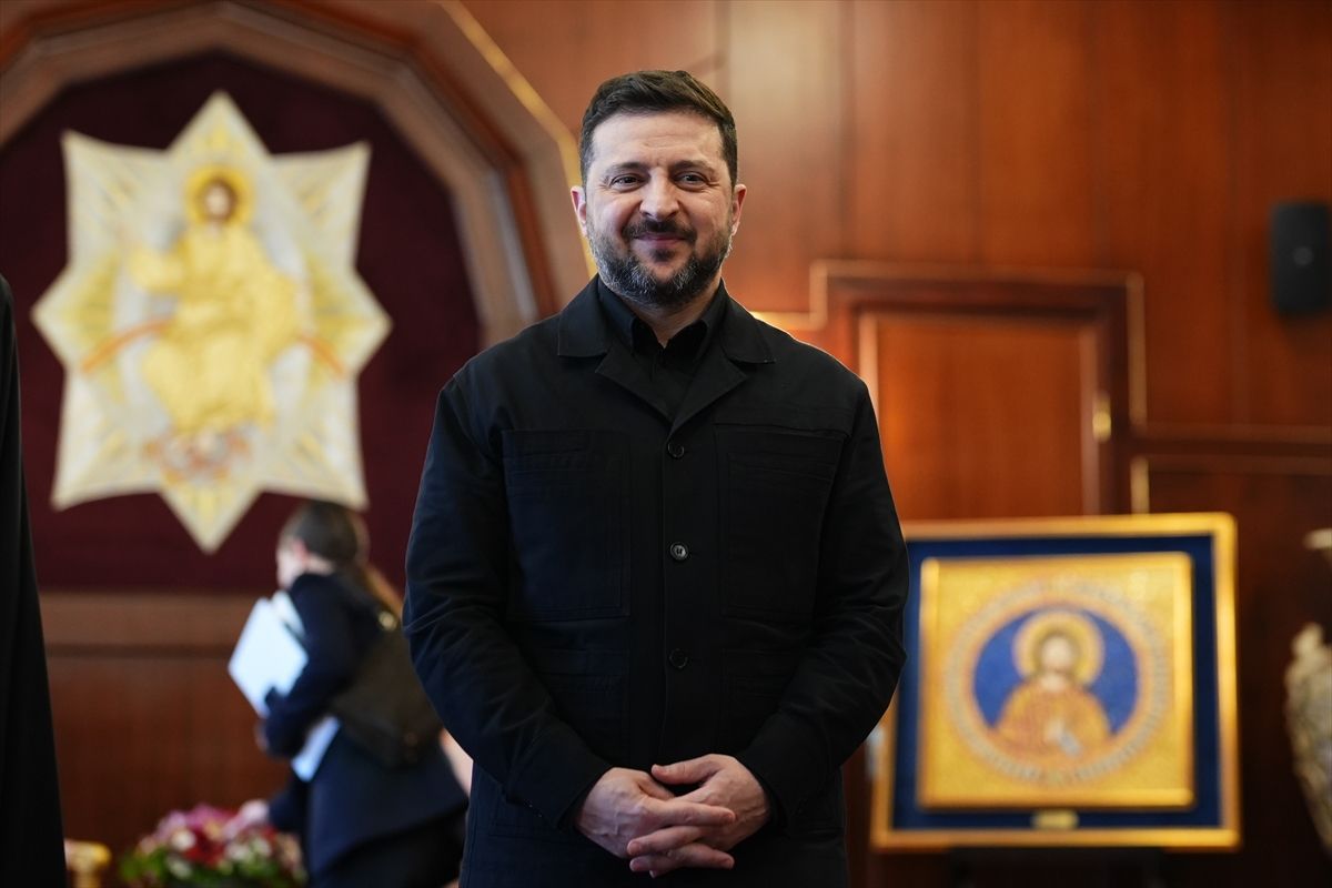 Ukrayna Devlet Başkanı Zelenskiy, Fener Rum Patrikhanesi'ni ziyaret etti