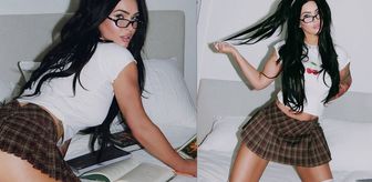 Ünlü oyuncu Megan Fox, yatakta verdiği pozlarla sosyal medyayı salladı