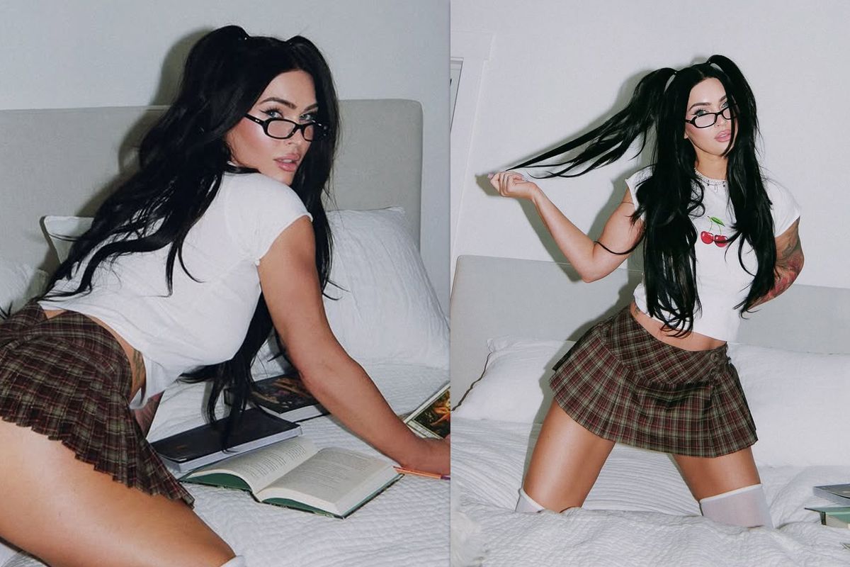 Ünlü oyuncu Megan Fox, yatakta verdiği pozlarla sosyal medyayı salladı