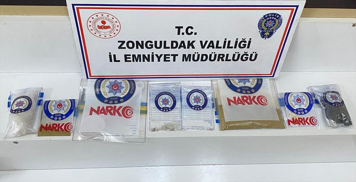 Zonguldak'ta uyuşturucu operasyonlarında 8 şüpheli tutuklandı