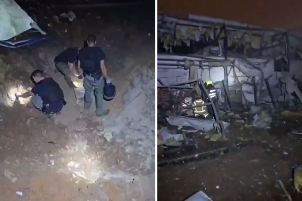 İran'ın vurduğu Petah Tikva'da hasar büyük
