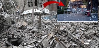 İran'ın kalbini vurdular! 100 yıllık merkez moloz yığınına döndü