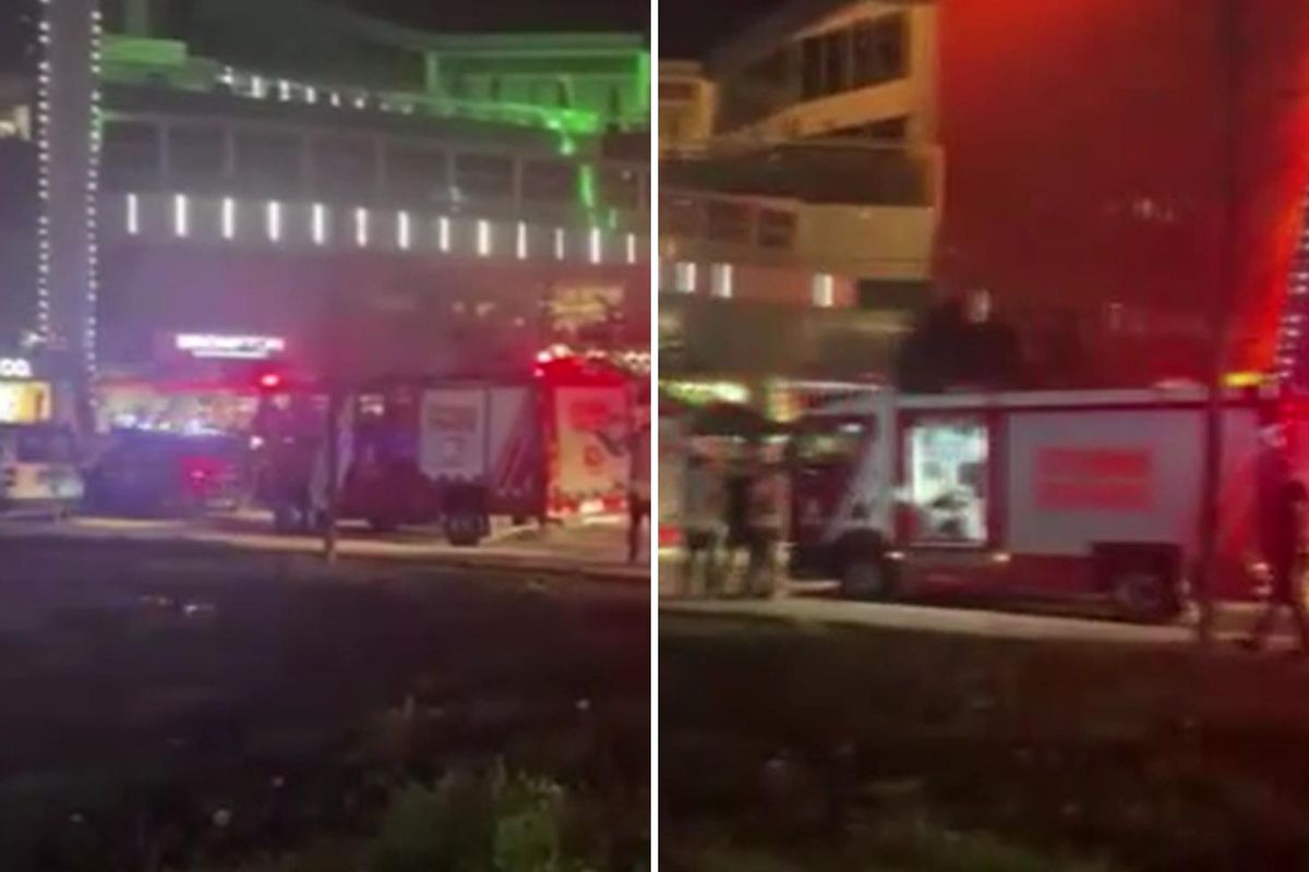 Kağıthane’de AVM’de yangın paniği
