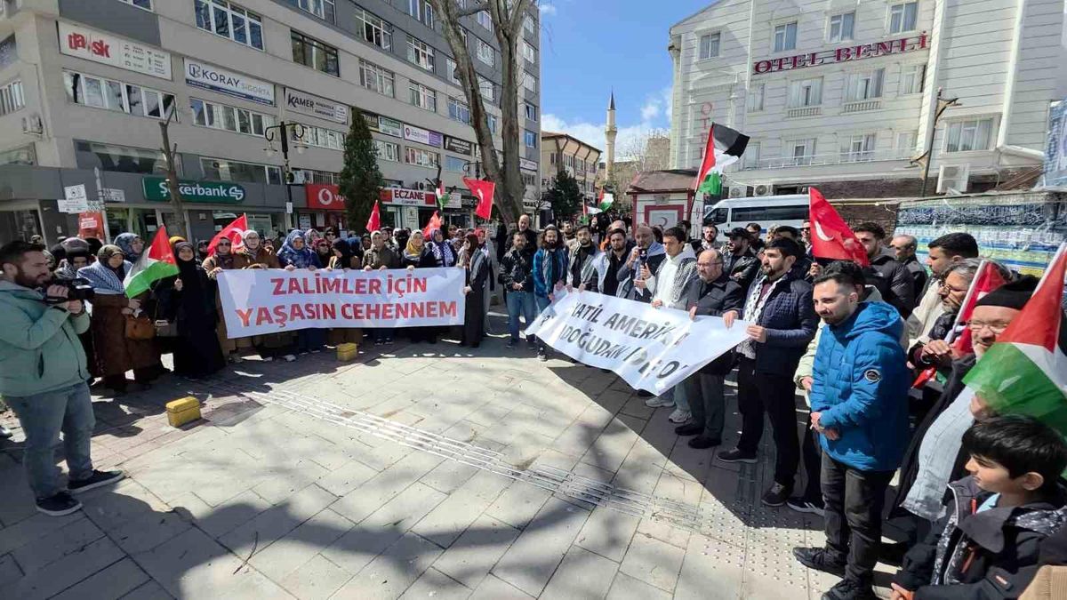 Kütahya'da İsrail'in Filistinli esirleri hedef alan idam cezası yasasına tepki