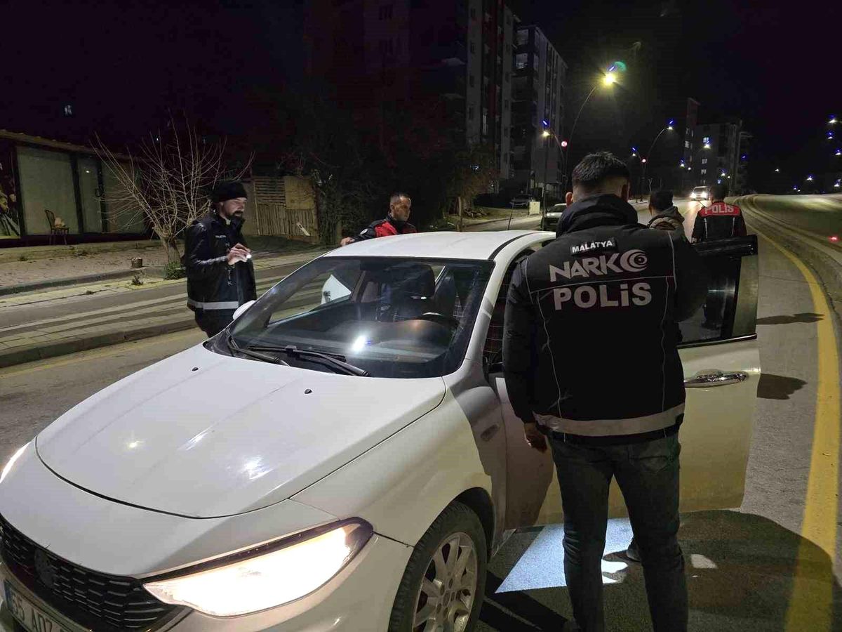 Malatya'da "narko alan" uygulaması