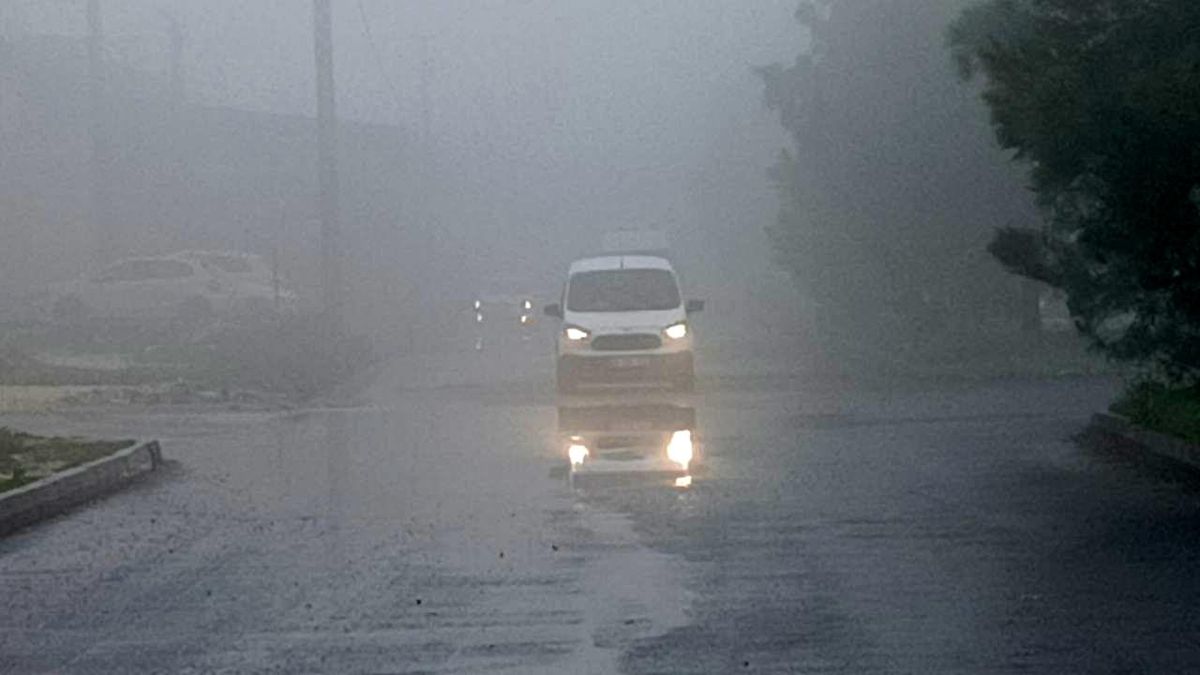 Şanlıurfa'da yoğun sis etkili oldu