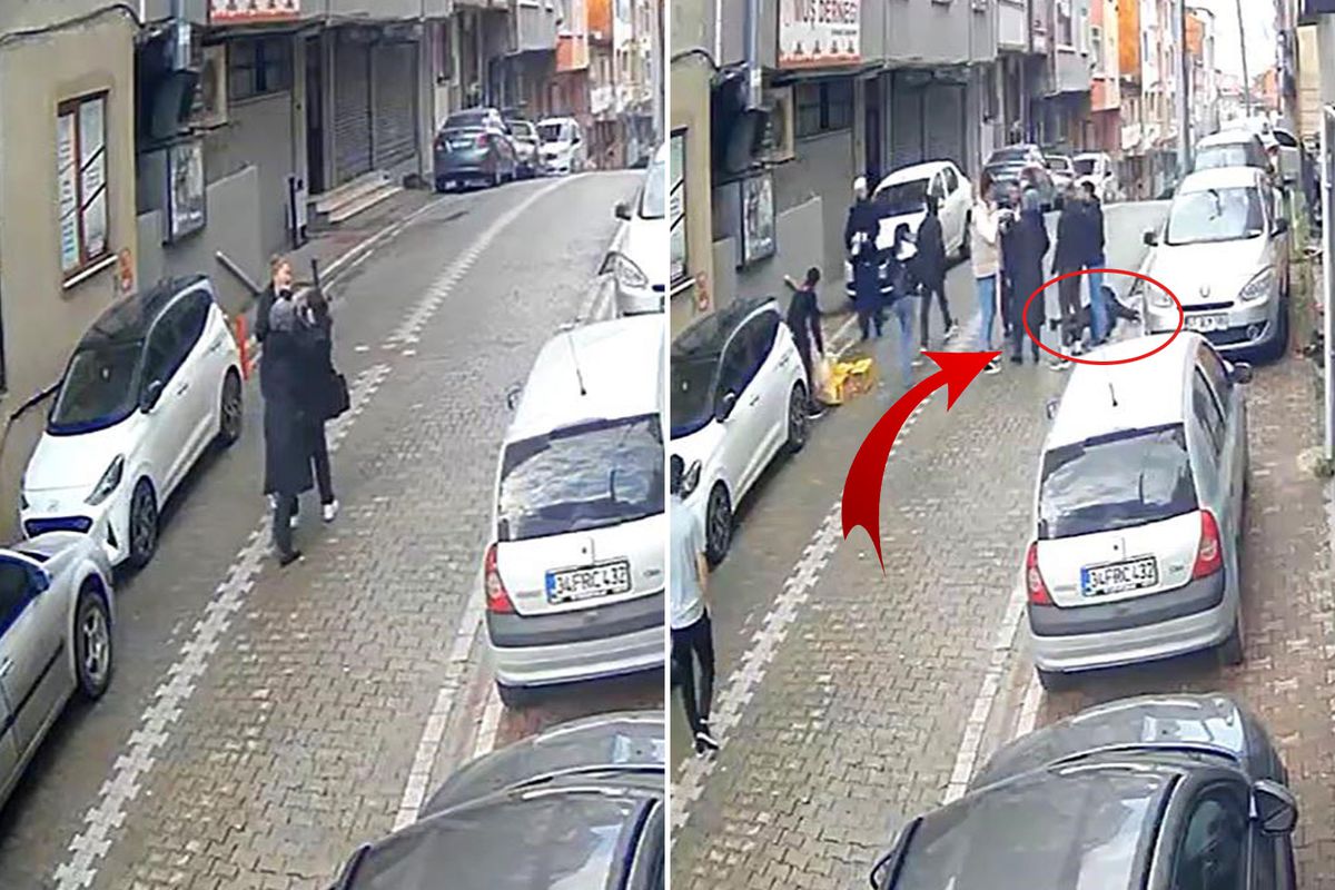 İşe giderken yakaladılar! 2 kadın 1 kadını bayıltana kadar dövdü