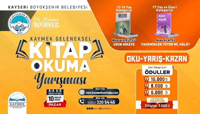 Büyükşehir’den kitap sevgisini büyüten yarışma