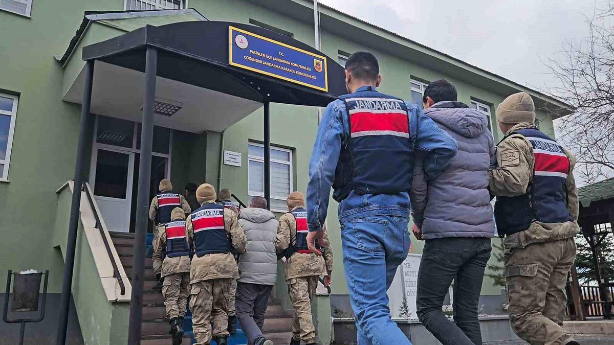 Erzurum'da kaçak göçmen operasyonu