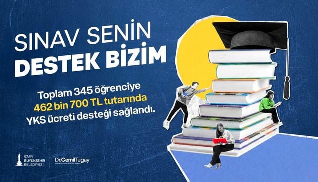 İzmir Büyükşehir’den YKS ücreti desteği