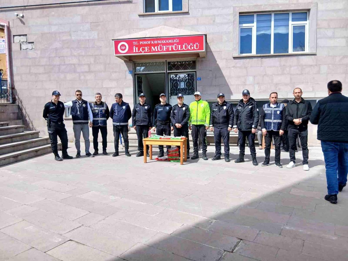 Posof'ta polis haftası etkinliği