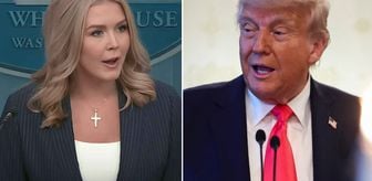 Trump'tan Beyaz Saray Sözcüsü Leavitt'i endişelendiren şaka: Onu kovalım mı?