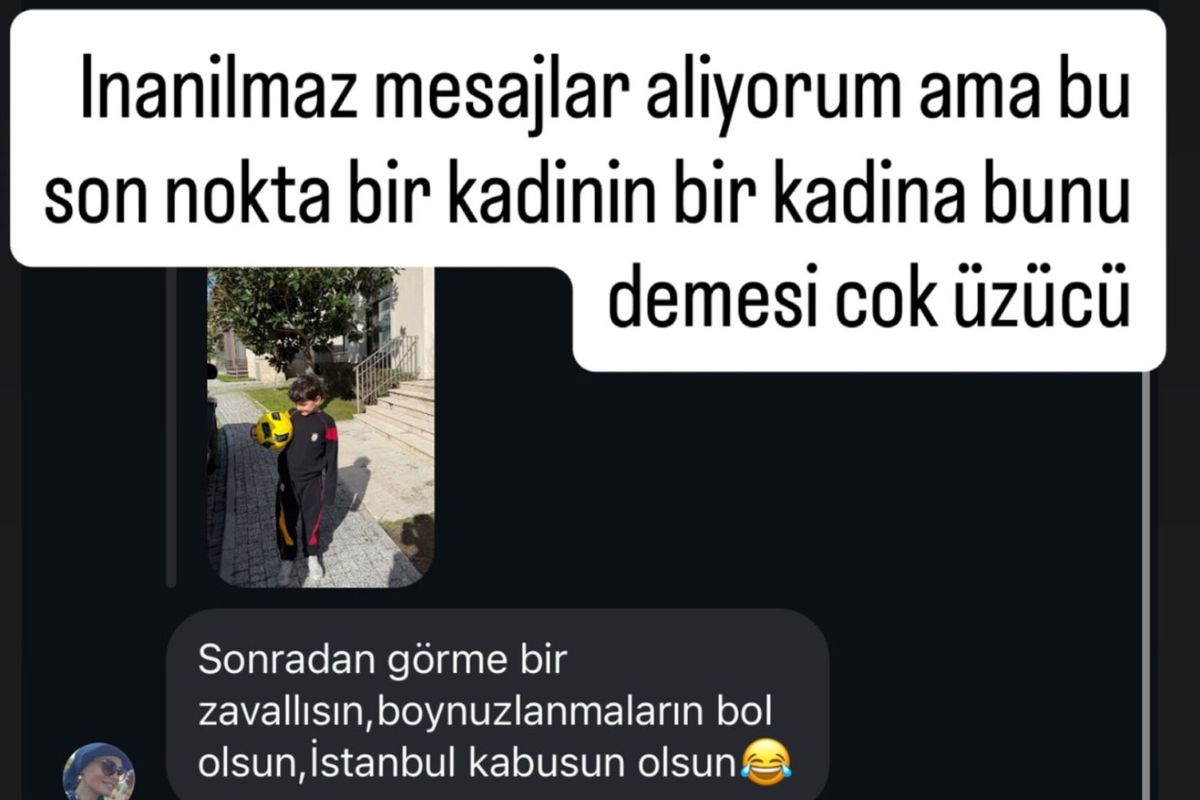 Yıldız futbolcunun eşi gelen mesajı paylaşıp isyan etti: Boynuzlanmaların bol olsun