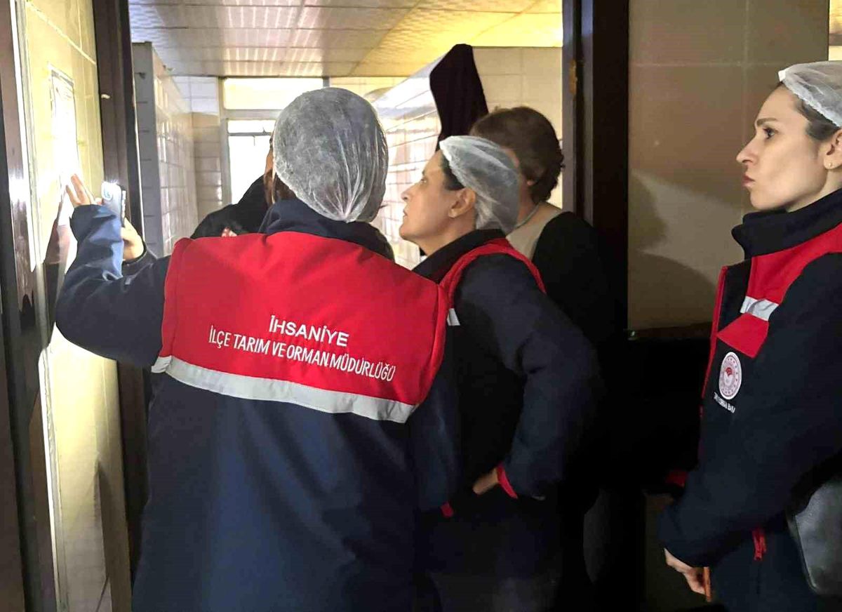 İhsaniye'de gıda işletmelerine yönelik denetim