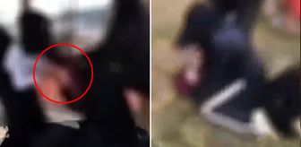 Kız çocuğunu başörtüsünden tutup defalarca yere vurdular! Bu gençlik nereye gidiyor