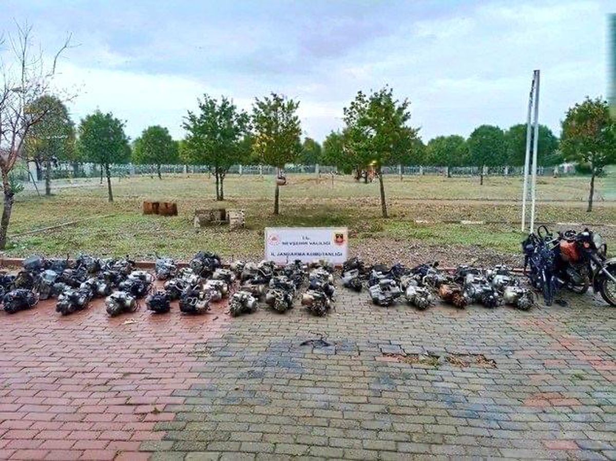 Nevşehir'de motosiklet şaselerini kazıyan şahıslara operasyon: 2 gözaltı