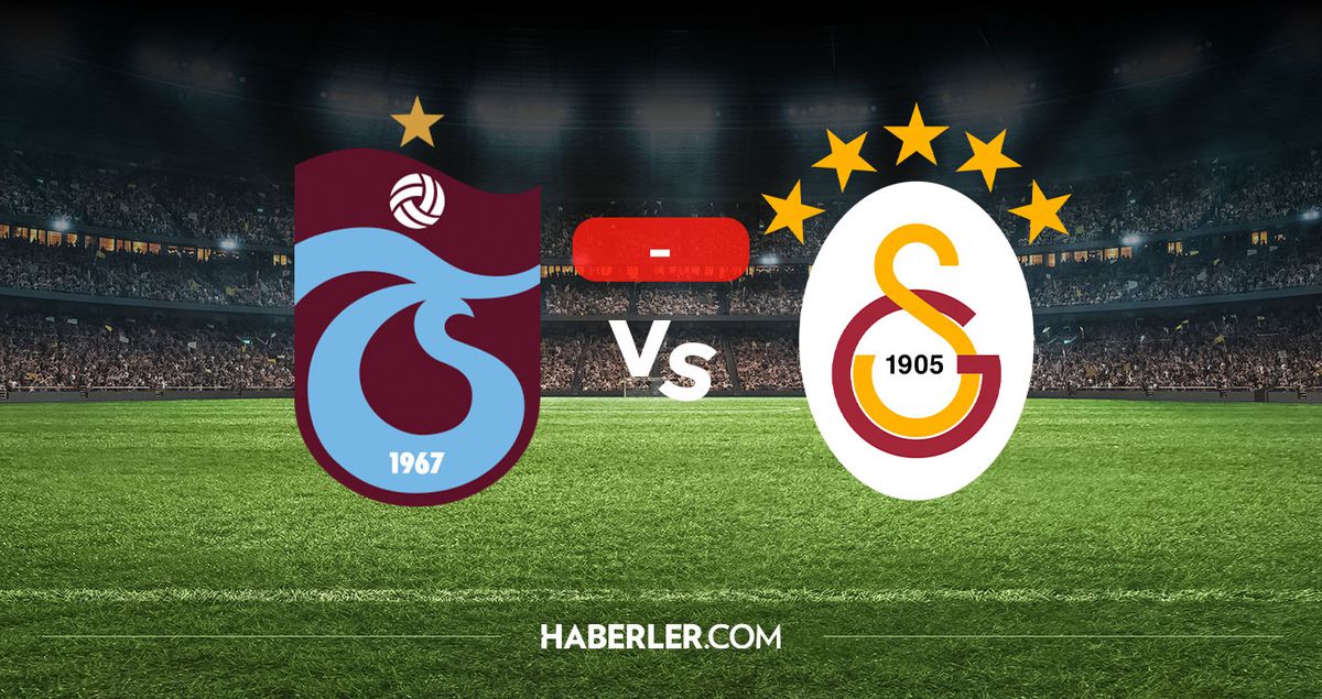 Trabzonspor Galatasaray kaç kaç? MAÇ SONUCU! Trabzonspor Galatasaray golleri kim attı, canlı maç anlatımı!