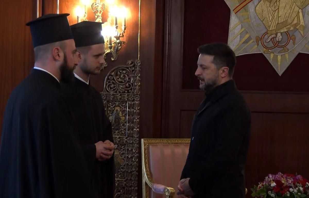 Ukrayna Devlet Başkanı Zelenskiy'den Rum Patrikhanesi'ne ziyaret