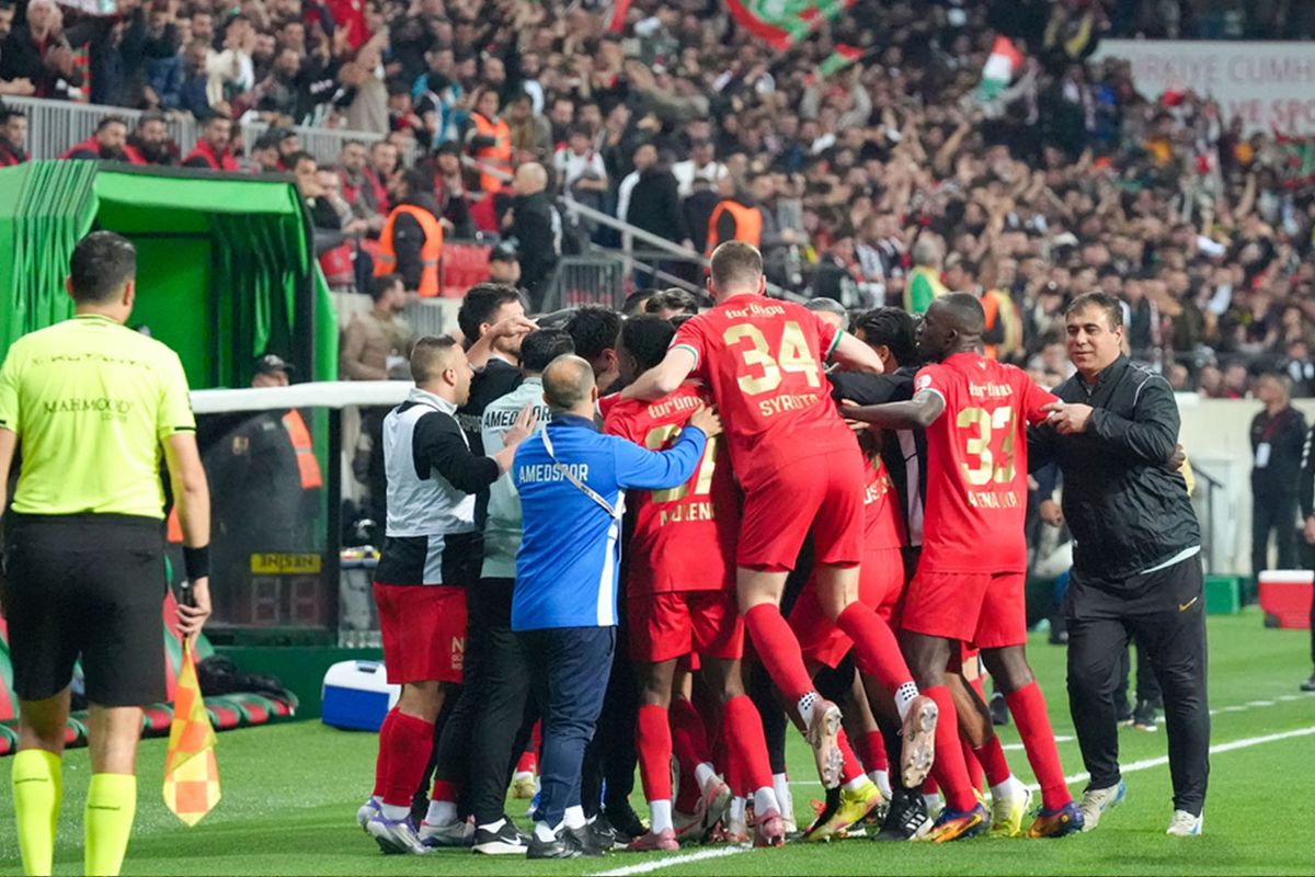 Amedspor'dan Boluspor'a gol şov