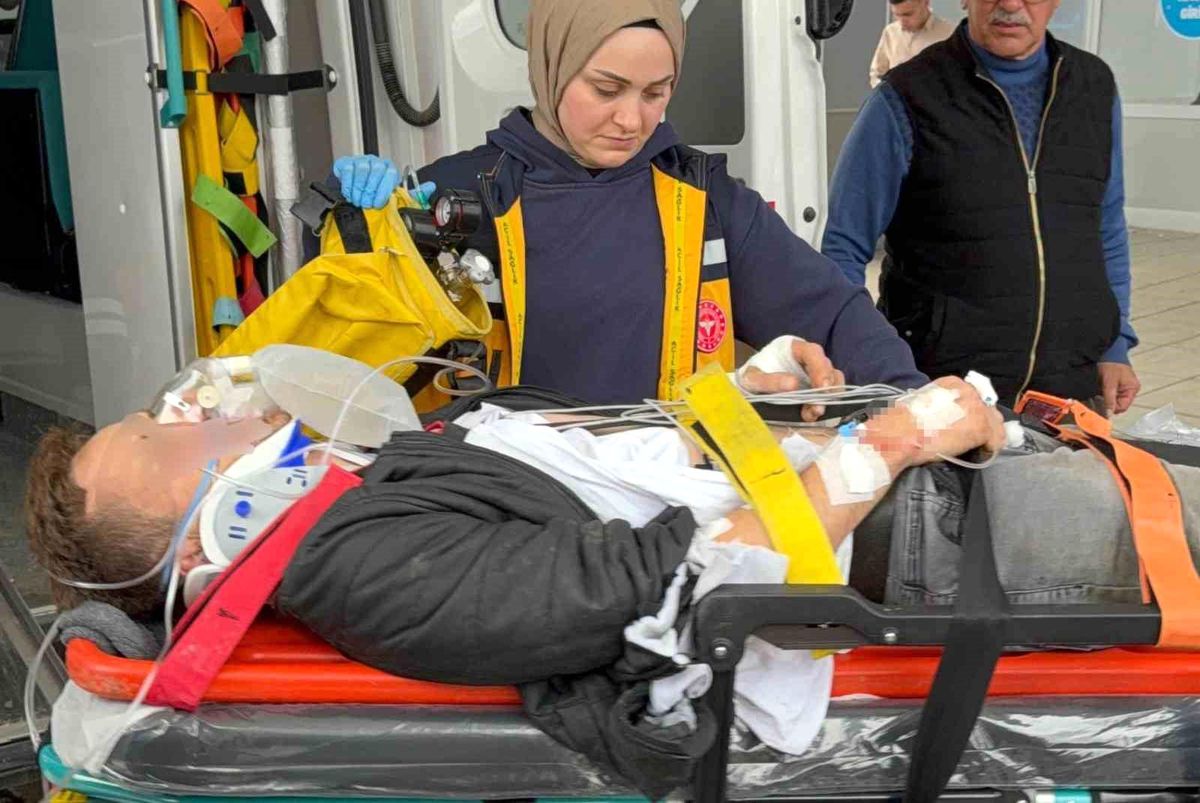 Ayvacık'ta patpat devrildi: 1 yaralı