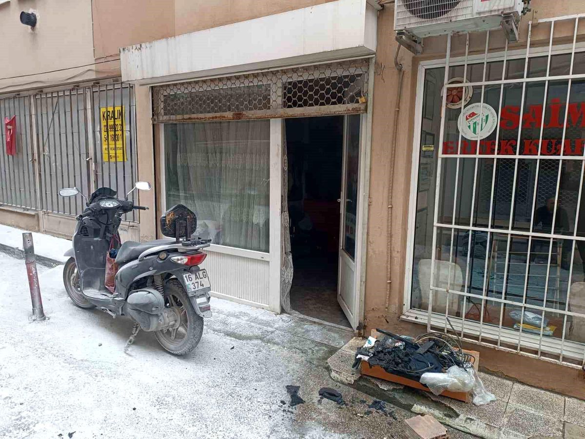 Bursa'da jeneratör yangını korkuttu