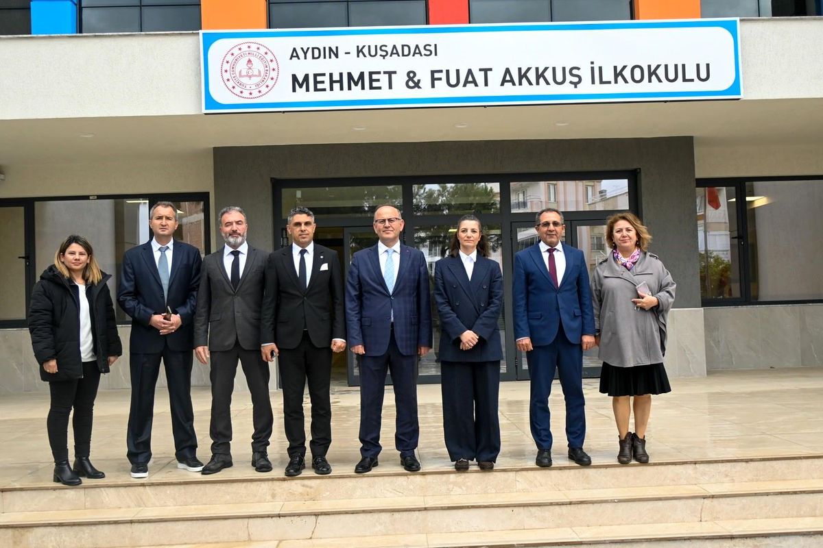 Hayırsever katkısıyla yapılan okulda son durum değerlendirildi