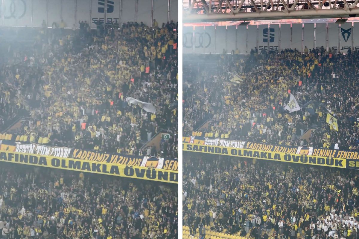 Hepsi birden söyledi! Fener taraftarından Mert Hakan'a büyük destek