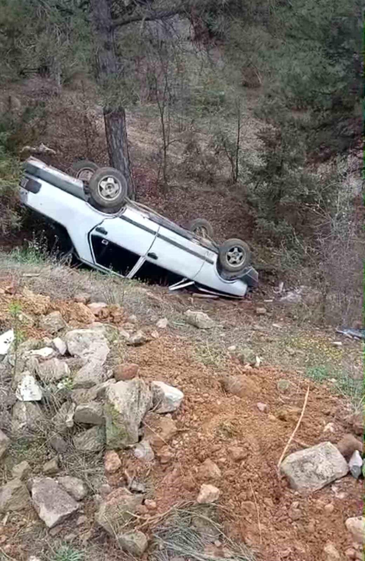 Kastamonu'da otomobil takla attı: 1 yaralı