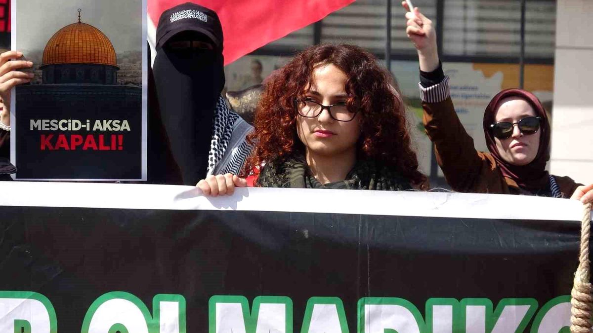 Kilis'te Filistinli esirler için yaptırım çağrısı