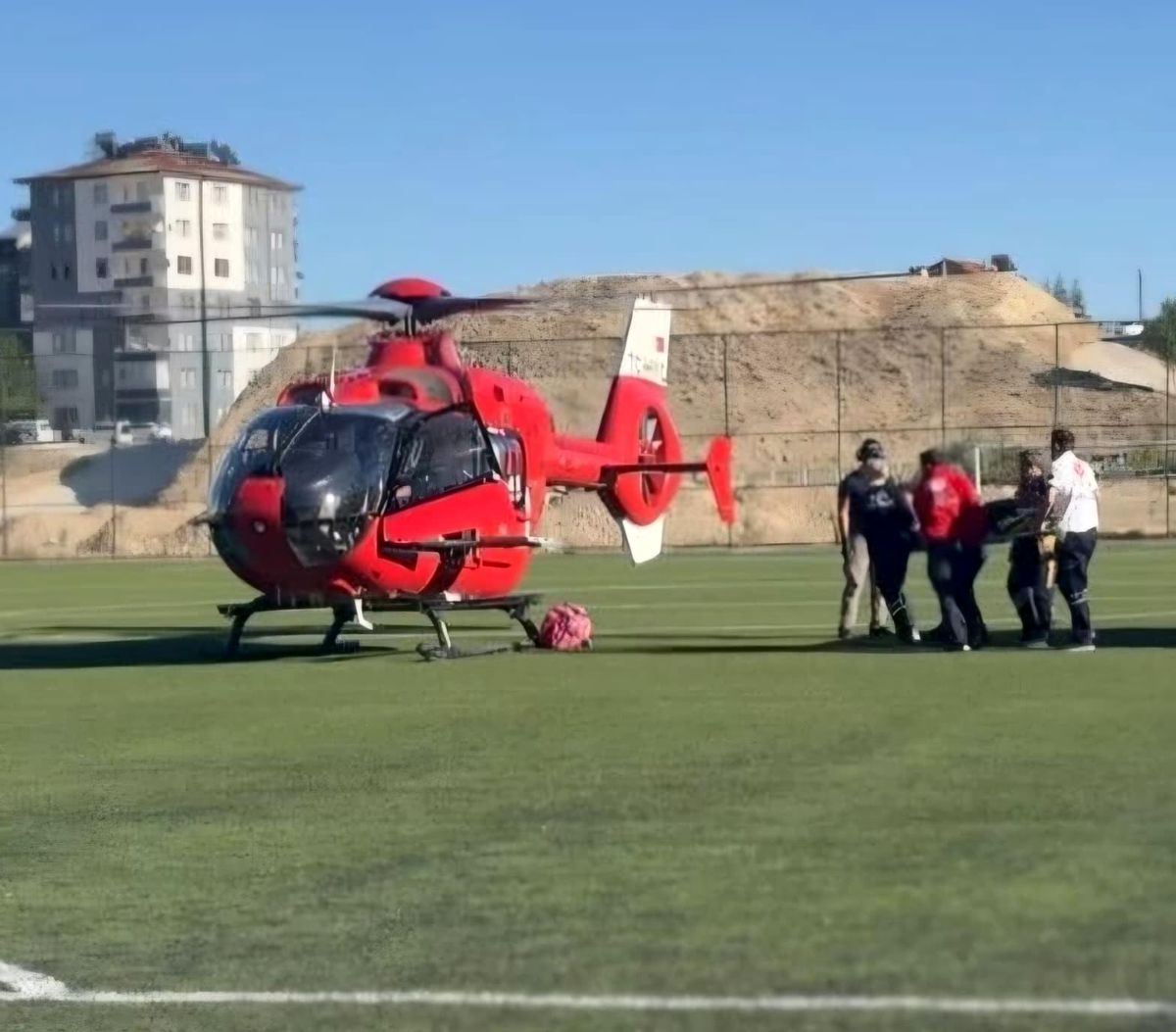 Malatya'da ambulans helikopter 78 yaşındaki hasta için havalandı