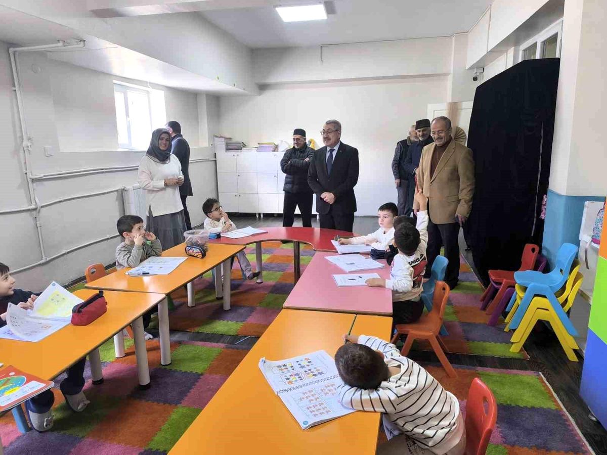 Müftü Çapçı minik yüreklere buluştu