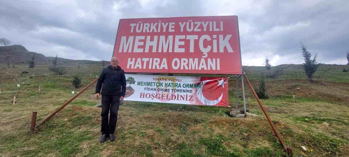 Samsun'da Şehitler İçin Hatıra Ormanı Fidan Dikme Töreni