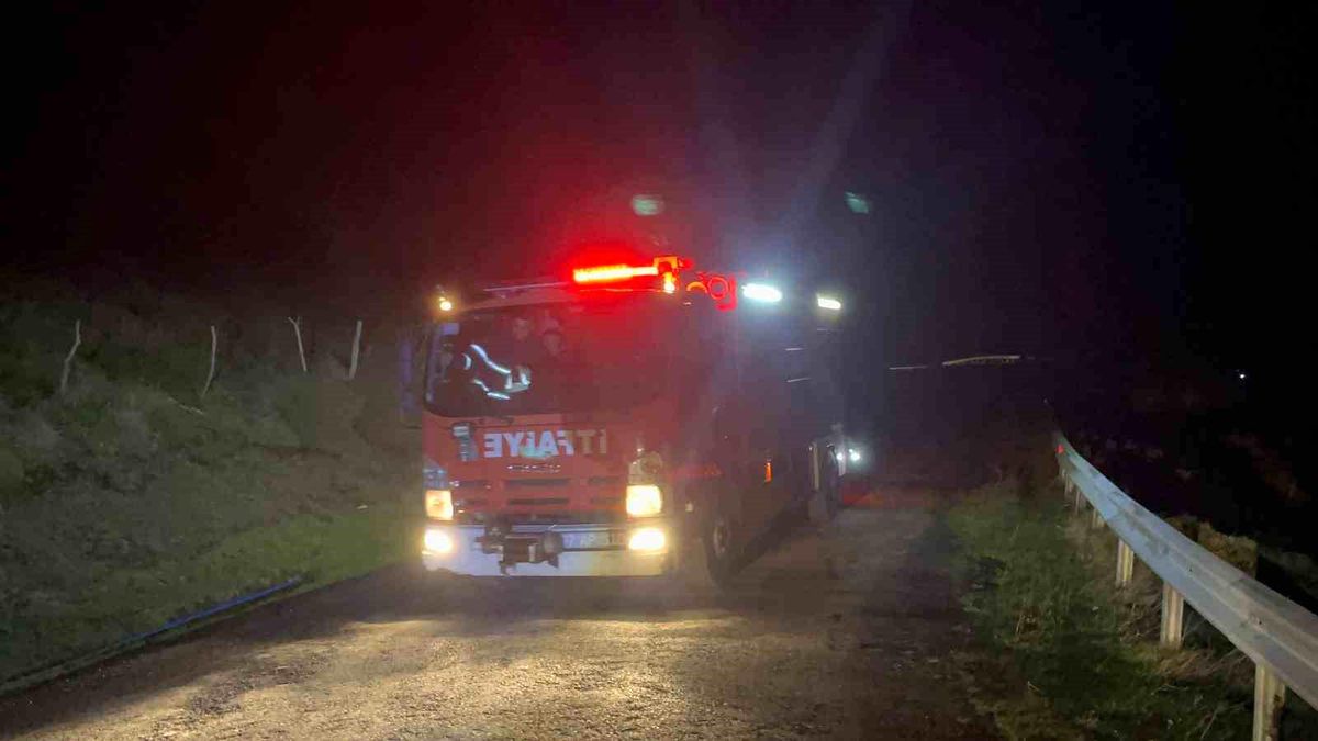 Sinop'ta yangın paniği: Yangını fırtına söndürdü
