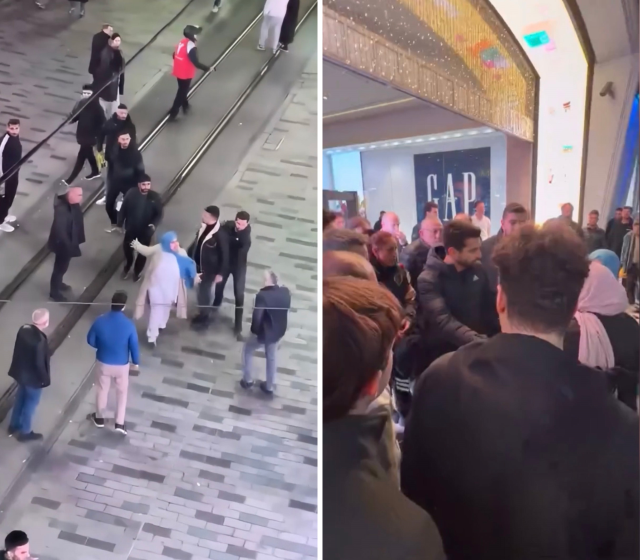 Драка в торговом центре