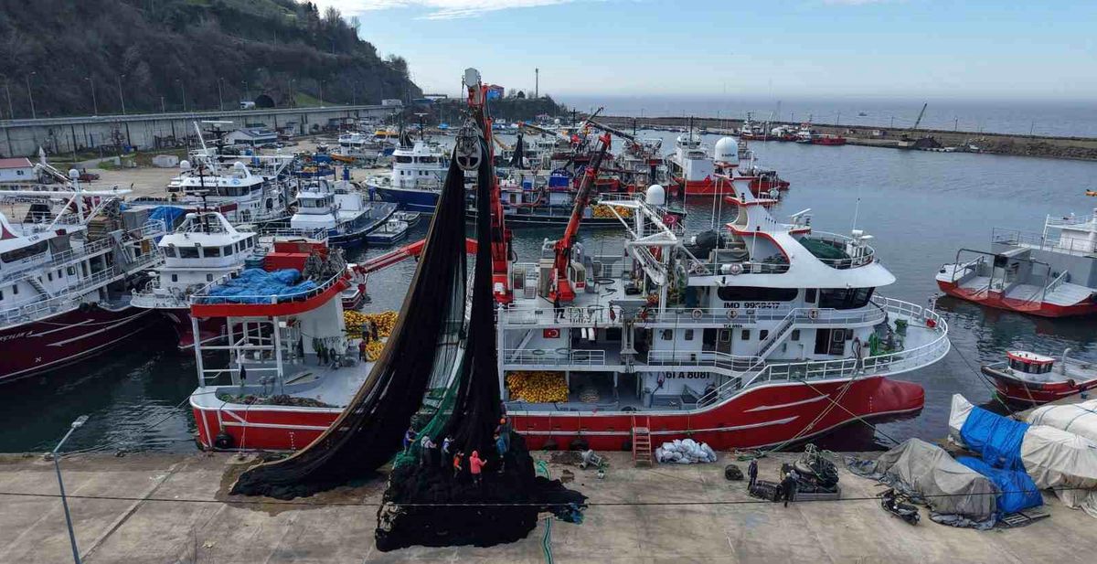 Trabzon'da balıkçılar "paydos" dedi