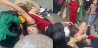 Anaokulunda kavga! 5 anne birbirine girdi, çocuklar korku içinde ağladı