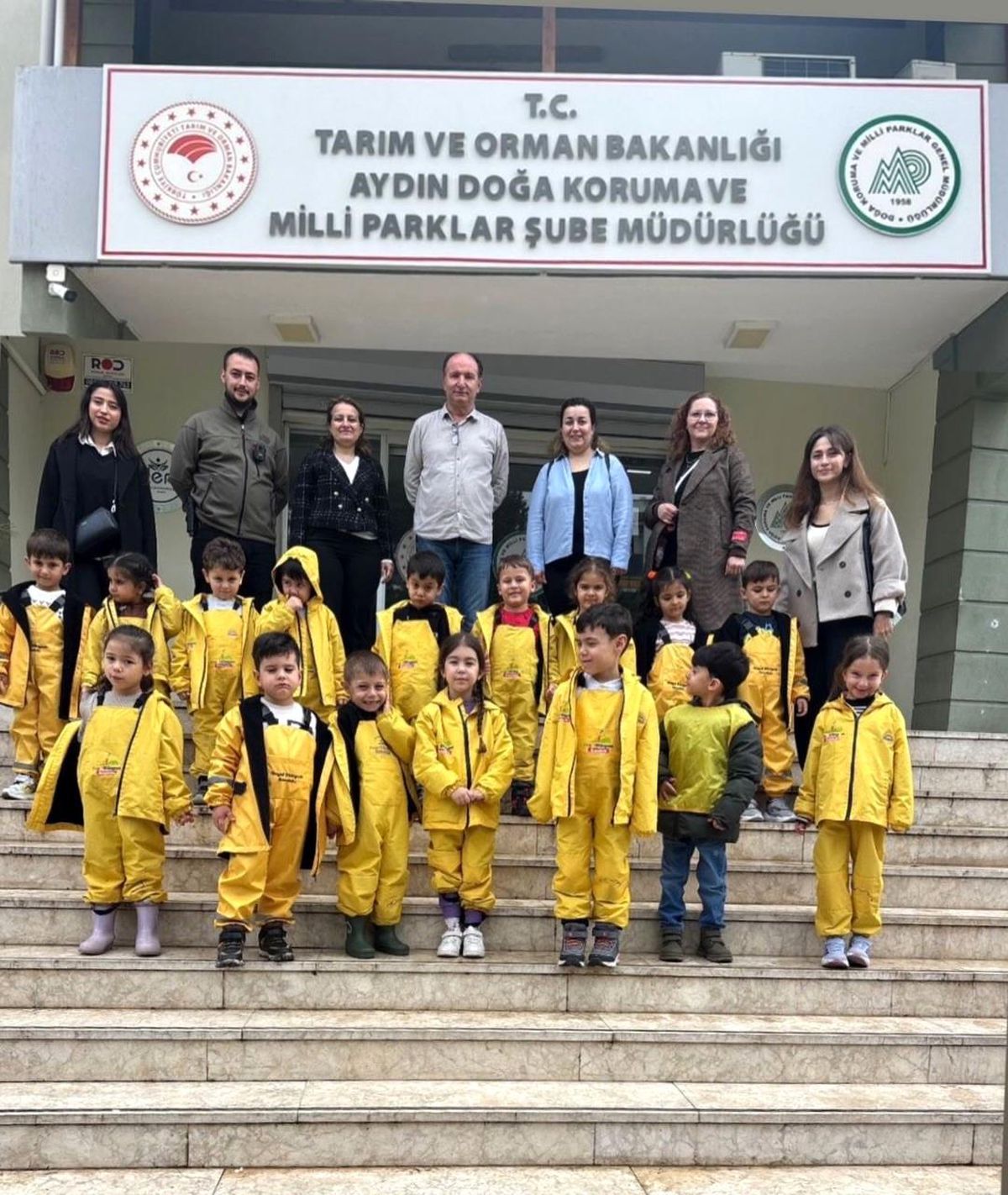 Aydın'da anaokulu öğrencileri Doğa Eğitim Merkezi'ni gezdi