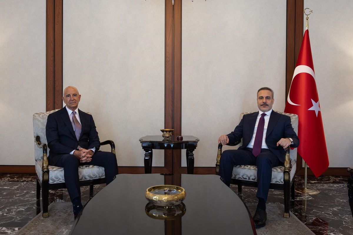 Bakan Fidan, ABD Büyükelçisi Barrack'ı kabul etti