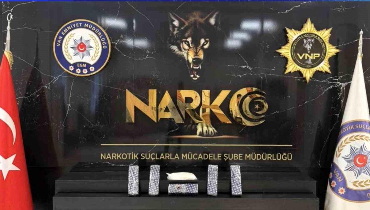 Van'da 4 kilo 260 gram eroin ele geçirildi