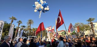 14. Bodrum Uluslararası Optimist Yarışları'nın kortej yürüyüşü yapıldı
