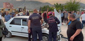 Adana'da motosikletle otomobilin çarpıştığı kazada 2 kişi yaralandı