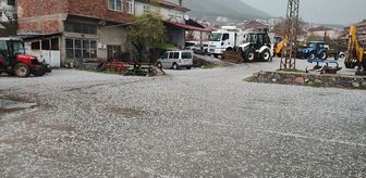 Adıyaman'da dolu yağışı etkili oldu