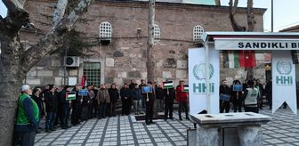 Afyonkarahisar'da İsrail'in Filistinli esirlere yönelik 'idam yasası' protesto edildi