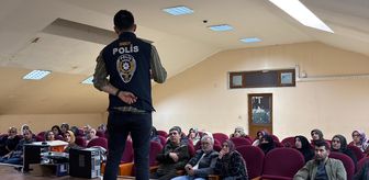 Ağrı'da öğrenci ve velilere siber suçlar ile dijital bağımlılık eğitimi verildi