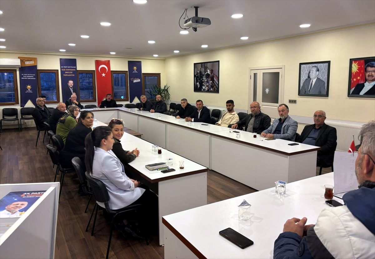 AK Parti Beypazarı İlçe Başkanlığı toplantıları sürüyor