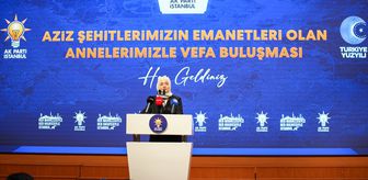 AK Parti İstanbul İl Başkanlığı'nda şehit anneleri için Anneler Günü programı düzenlendi