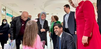AK Parti Karabük İl Başkanı Salt, hastanede tedavi gören çocukları ziyaret etti